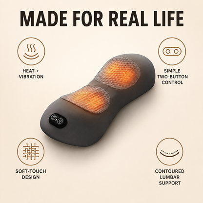 ThermaCurve™ 3-in-1 Back Relief Pillow