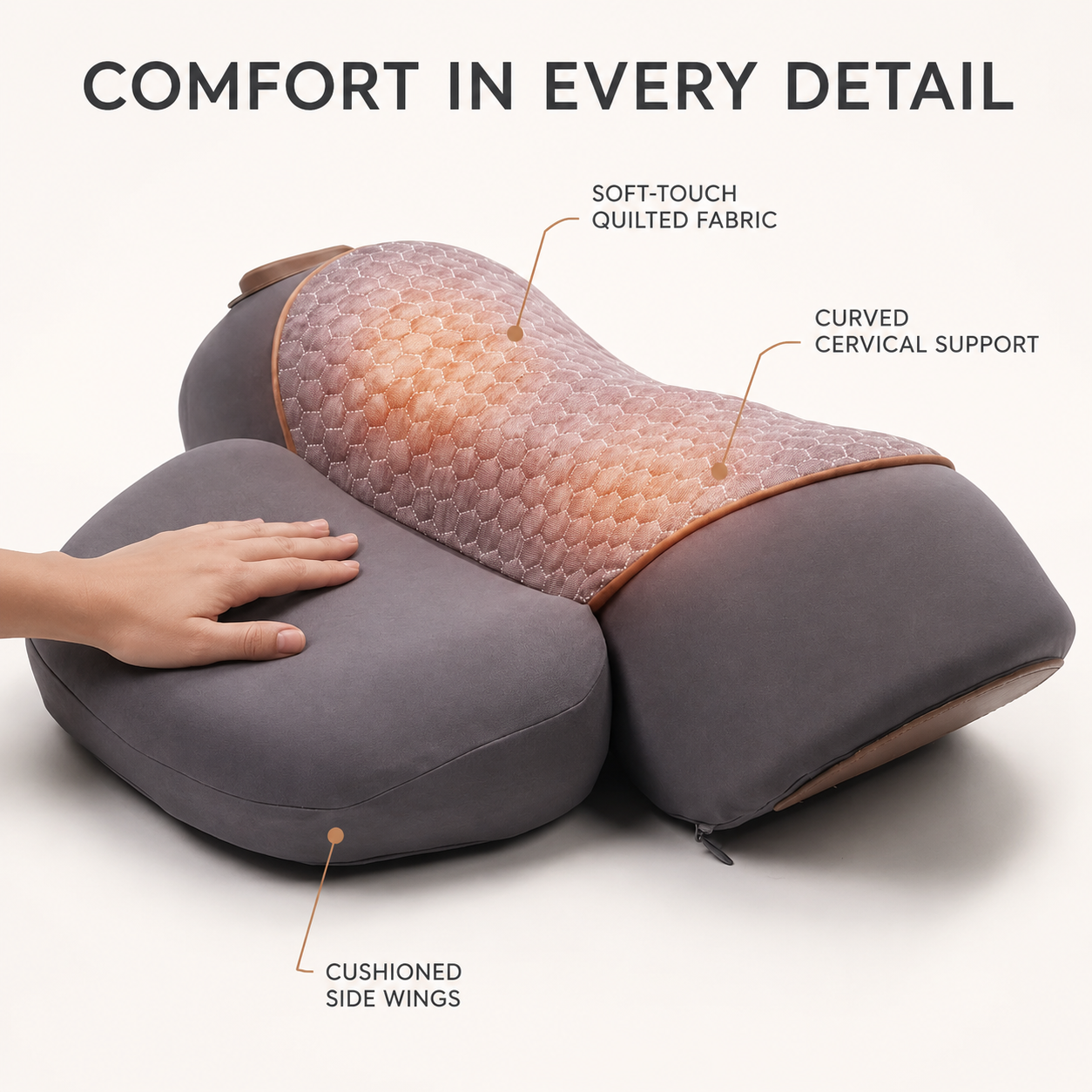 ThermaCurve™ Heated Neck Relief Massager